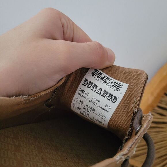 Durango Music City™ Women's Western Emboss Boat Moc - Picture 10 of 11